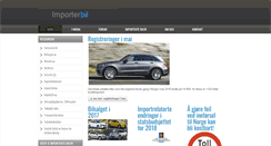 Desktop Screenshot of importerbil.no