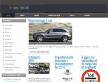 Tablet Screenshot of importerbil.no